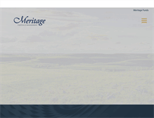 Tablet Screenshot of meritageportfolio.com